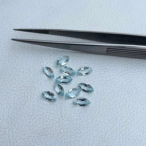 5mm 10mm aguamarina Natural facetado Marquesa corte a granel pulido piedras preciosas sueltas venta al por mayor precio de fábrica piedras Alibaba India 2025 - Product Image 4