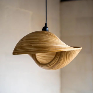 Handmade Bamboo Wicker Indoor Hanging Lamp Shades Elegant Dining Room Chandelier Pendant <b>Light</b> For Hotel Home Decoration - Product Image 4