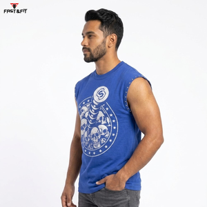 <b>Men</b> Plus Size Breathable Knitted Fitness Tank Top Custom Logo Printed Casual Style High Quality <b>Gym</b> <b>Vest</b> with Custom Color - Product Image 6