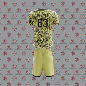 Nueva Temporada de Ropa Deportiva de Fútbol, Uniformes Transpirables de Entrenamiento, Camiseta de Fútbol de Manga Corta, Camisetas de Fútbol Sublimadas, Uniformes de Fútbol - Product Image 4
