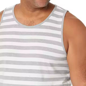 Débardeur de sport pour homme, personnalisé, écologique, à séchage rapide, respirant, col rond, motif uni, pour la gym et l'entraînement musculaire - Product Image 4