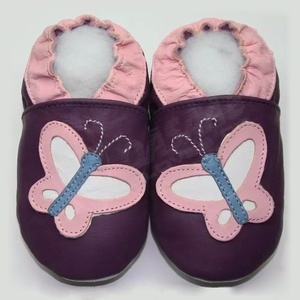 Slip-On Baby Pre-Walking Schoenen Softies-Vlinders Afdrukken Baby-Schoenen