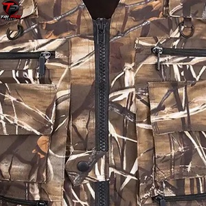 Chaleco Utilitario para Hombre, Cuello en V, Cierre Completo, Múltiples Bolsillos con Cremallera, para Caza, Pesca, Viajes, Ligero, Transpirable, Sin Mangas - Product Image 4