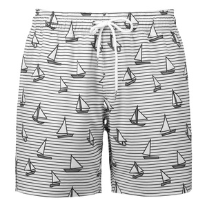 Service OEM en gros – Nouveaux shorts de plage pour hommes, style surf, 88 % polyester, motif uni, personnalisables - Product Image 4