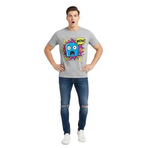T-shirts respirants pour hommes, tissu léger et doux, col rond, coupe confortable, fournisseur en gros d'usine OEM - Product Image 3