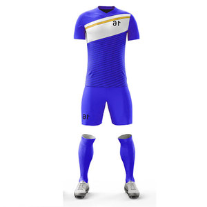 Servicio OEM Personalizado, Conjunto de Uniforme de Fútbol de Poliéster para Adultos, Sublimación con Nombre, Uniforme de Club, Equipaciones de Fútbol Multicolores - Product Image 5