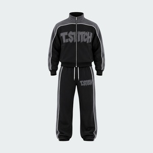 Ensemble de survêtement d'hiver tendance, vêtements décontractés confortables, personnalisables, de qualité supérieure, prix abordables, vêtements de sport, streetwear - Product Image 2