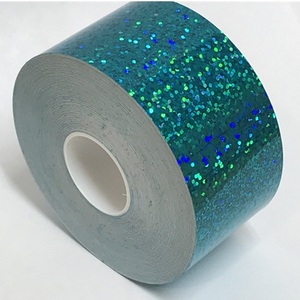 Waterproof <b>Glitter</b> Sparkle Tape Holographic Sequin Self Adhesive Decorative Tape for Craft Supplies Gift Wrapping Party Decor - Product Image 1