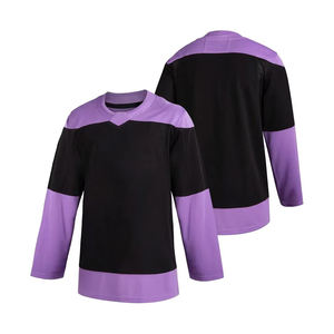 Maillot de hockey sur glace à manches courtes respirant personnalisé de haute qualité, impression par sublimation, séchage rapide, OEM, coupe classique - Product Image 3