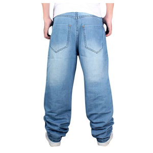 Fabricante Profesional de Jeans OEM, Pantalones Vaqueros Casuales para Hombre con Logotipo Personalizado, Pantalones Anchos Clásicos con Lavado Ácido, Pantalones de Invierno para Hombre - Product Image 3