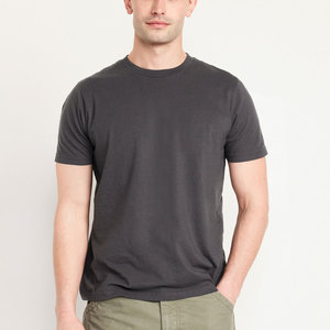 Camiseta de Cuello Redondo Corta de Alta Calidad con Serigrafía Personalizada, 100% Algodón, Lisa, para Hombre - Product Image 4