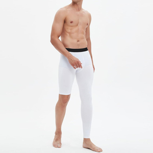 Mallas de compresión de una pierna hasta la rodilla para baloncesto, leggings deportivos de una sola pierna, capa base para hombre - Product Image 2