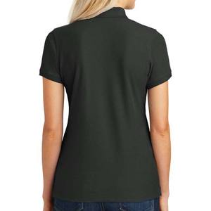 Camiseta de Manga Corta para Mujer, 100% Algodón, Sólida, Transpirable, Antiarrugas, de Secado Rápido, Tejida, Informal, Deportiva, Personalizada - Product Image 5