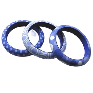 CÓMODA joyería resina acrílico pulsera brazalete exagerado deslumbrante Multicolor ancho Irregular cuadrado acrílico pulseras para - Product Image 3