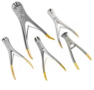 Ensemble de 5 coupe-fils T/C CNS et coupe-fils Kirschner, instruments orthopédiques manuels certifiés CE pour interventions chirurgicales - Product Image 6
