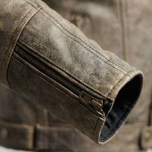 Veste de moto en cuir véritable pour homme de qualité supérieure, nouvelle arrivée, vestes de moto d'hiver, protections amovibles, personnalisables - Product Image 6