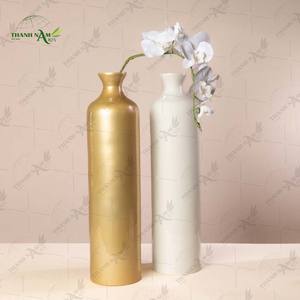 Vase de table en bambou enroulé personnalisable fait à la main - Décoration écologique et durable par Thanh Nam Arts JSC - Product Image 2