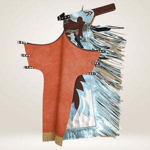 Guêtres anglaises en cuir véritable pour hommes, marron, avec boucle à motif flamme argentée, coupe athlétique, pour l'équitation et la compétition - Product Image 6