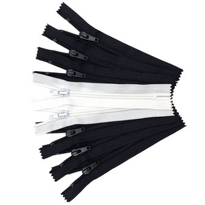 Factory Wholesale 3# Nylon <b>Zipper</b> Closed End Auto Lock Custom Sizes Available Front Fly <b>Zipper</b> for Pants - Product Image 2