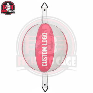 Kit d'entraînement de boxe tout-en-un double extrémité, blanc et rose, de bonne qualité, design unique, durable, léger, personnalisé - Product Image 5