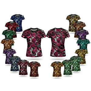 Camiseta de Poliéster con Diseño Moderno, Cómoda, Informal, Deportiva, de Manga Corta, para Verano, Todas las Temporadas, Precio Económico - Product Image 1