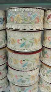 ลูกไม้ปักลายดอกไม้ Schiffli สำหรับตกแต่งขอบผ้า ขายส่ง วัสดุผ้าฝ้ายตาข่ายสำหรับเย็บเสื้อผ้า งานฝีมือ และอุปกรณ์เสริม - Product Image 5