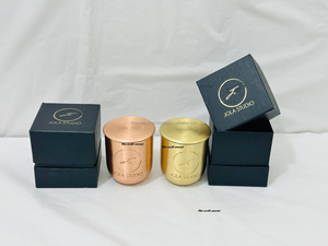 ที่ใส่เทียนโลหะโหลเทียนทองเหลืองเปล่าดีไซน์แกะสลักสำหรับทำเทียนไขถั่วเหลืองทำเทียนคริสต์มาส - Product Image 4