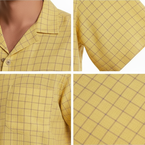 Camisas ligeras para hombre, en stock, manga corta, tela transpirable para verano, precio de fábrica, a la moda - Product Image 2
