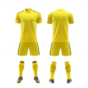 Maillot de football personnalisé pour homme adulte, 100% polyester, imprimé par sublimation, motif 3D, fermeture à cordon T-Strap, poches, manches courtes - Product Image 1