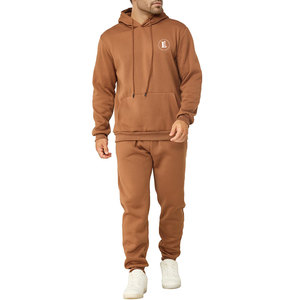 Custom Color 100% Cotton Winter Hooded Solid <b>Pullover</b> <b>Men</b> Tracksuit Casual Breathable Made in Pakistan - Product Image 6