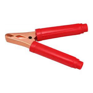 Pince de terre pour mise à la terre et assemblage de fil de saut, rouge, 50A-200A, en laiton et acier inoxydable - Product Image 2