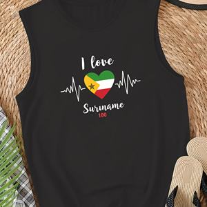 เสื้อกั๊กลำลองผู้หญิงลายหัวใจ suriname - Product Image 2