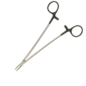 Pince à aiguille manuelle à poignée annulaire noire, en acier inoxydable de haute qualité, 8 pouces, pour suture chirurgicale, prix abordable - Product Image 6