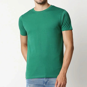 T-shirts pour hommes en coton tricoté 100% fabriqués au Pakistan, confortables, coupe oversize, design fitness, séchage rapide, motif lettres unique, été, faible MOQ - Product Image 2