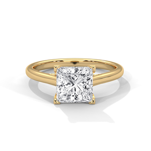 Bague en diamant cultivé en laboratoire certifié IGI, or massif 14K 18K, bague de fiançailles pour femme, alliance de mariage classique de luxe, prix d'usine - Product Image 2