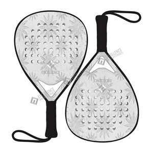 Raqueta de Pádel Profesional de Alta Calidad, 100% Carbono, Superficie Suave, Ligera, Duradera, Ecológica, con Bolsa, Unisex, 3K - Product Image 6