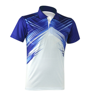 Chemises de golf personnalisées avec logo, séchage rapide, manches courtes, impression intégrale, polyester/spandex, design uni, tissées, sportives, formelles, teintes unies - Product Image 3