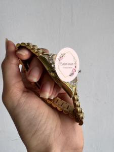 Reloj de pulsera para hombre con diamantes de moissanita y baño de oro, de acero inoxidable, mecánico, analógico, a precio de mayoreo. - Product Image 3