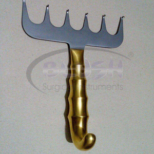 Yancoskie Abdominoplasty Retractor Prongs 6 Manual Stainless Steel Class III Plastic Surgery CE Certified By <b>Blush</b> Surgical - Product Image 6