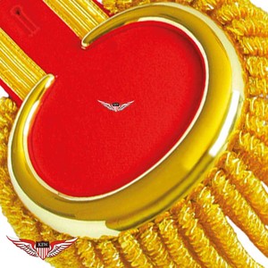 KEW - Epaulettes Metálicas Bordadas de Lujo Vintage, Ecológicas, Chapadas en Oro Rojo, Duraderas, Accesorios para Prendas de Ceremonia - Product Image 4
