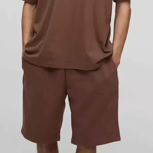 Ensemble jogging été personnalisé deux pièces, t-shirt et short 100% coton, pour la vente en ligne - Product Image 5