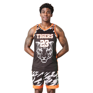 Uniforme de Baloncesto Sublimado Personalizado a Precio de Fábrica al por Mayor, Uniforme de Baloncesto Sublimado Completo de Alta Calidad, Kit de Entrenamiento para Equipos - Product Image 1