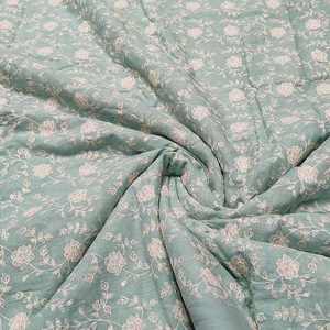 Tissu en Chiffon Brodé Malty Dobby 100% Polyester Respirant Écologique pour Mariage, Couleurs Personnalisées, Fournisseur Textile Export - Product Image 1