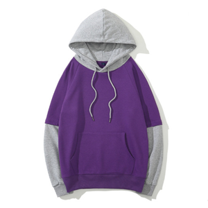 Sudadera con Capucha Básica para Hombre, Corte Regular, Mezcla de Algodón Suave, Manga Larga, Sudadera Holgada Unisex, Sudadera con Capucha de Forro Polar, Cómoda y Cálida - Product Image 1