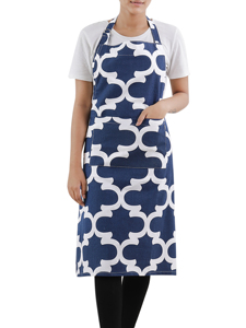Tablier en coton tissé avec 2 poches, design léger et écologique, lavable en machine, respirant, résistant à l'eau, pour la cuisine et le quotidien - Product Image 4
