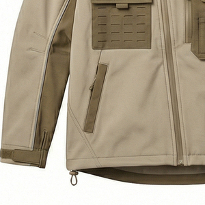 Veste imperméable à capuche unisexe pour l'hiver, vente en gros, personnalisation de la marque, mode streetwear, Europe, États-Unis, coupe-vent de qualité supérieure - Product Image 2