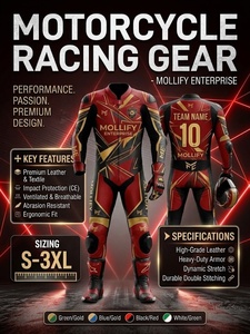 Unisex Motorcycle <b>Body</b> Armor Protective Riding Gear Set <b>Full</b> Sleeve Breathable Safety <b>Suit</b> Plus Size for Winter Cycling - Product Image 2