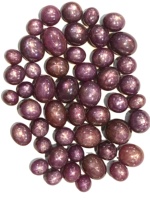 Vente en gros 100% naturel étoile rubis Cabochon rouge pierre précieuse en vrac pour la fabrication de bijoux coupe ovale 14mm-20mm certifié IGI