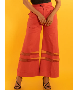 Pantalones Anchos de Satén de Algodón Elegantes para Mujer, Ropa Casual de Oficina para Verano, Tela Ligera y Suave, Ajuste Cómodo, Suministro al por Mayor - Product Image 1