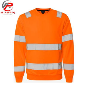 Sudadera Unisex de Trabajo para Hombre, Venta al por Mayor, Cuello Redondo, Alta Visibilidad, Reflectante, Sudadera de Invierno para Mujer, Forro Polar, Alta Visibilidad 2026 - Product Image 1